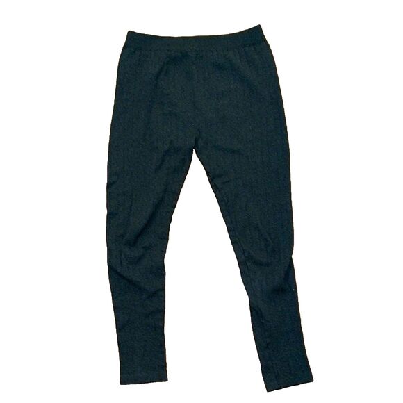 Aeropostale Gray Knit Footless Leggings Womens Large - Picture 1 of 9